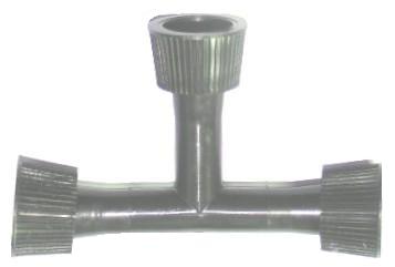 T-Stück Verbinder für Tropfrohr / Tropferbewässerung 16 mm.