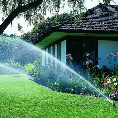 Rasenberegnungsanlage