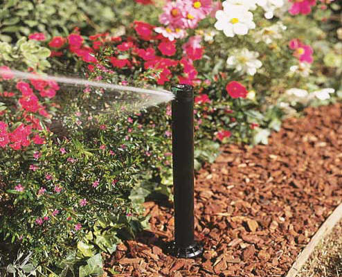 Spr�hregner f�r unterirdische Bew�sserungsanlage.