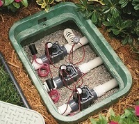 Technik für die Gartenbewässerung