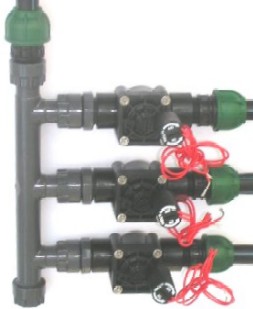 Montierter 3-fach Verteiler f�r Beregnungsanlagen